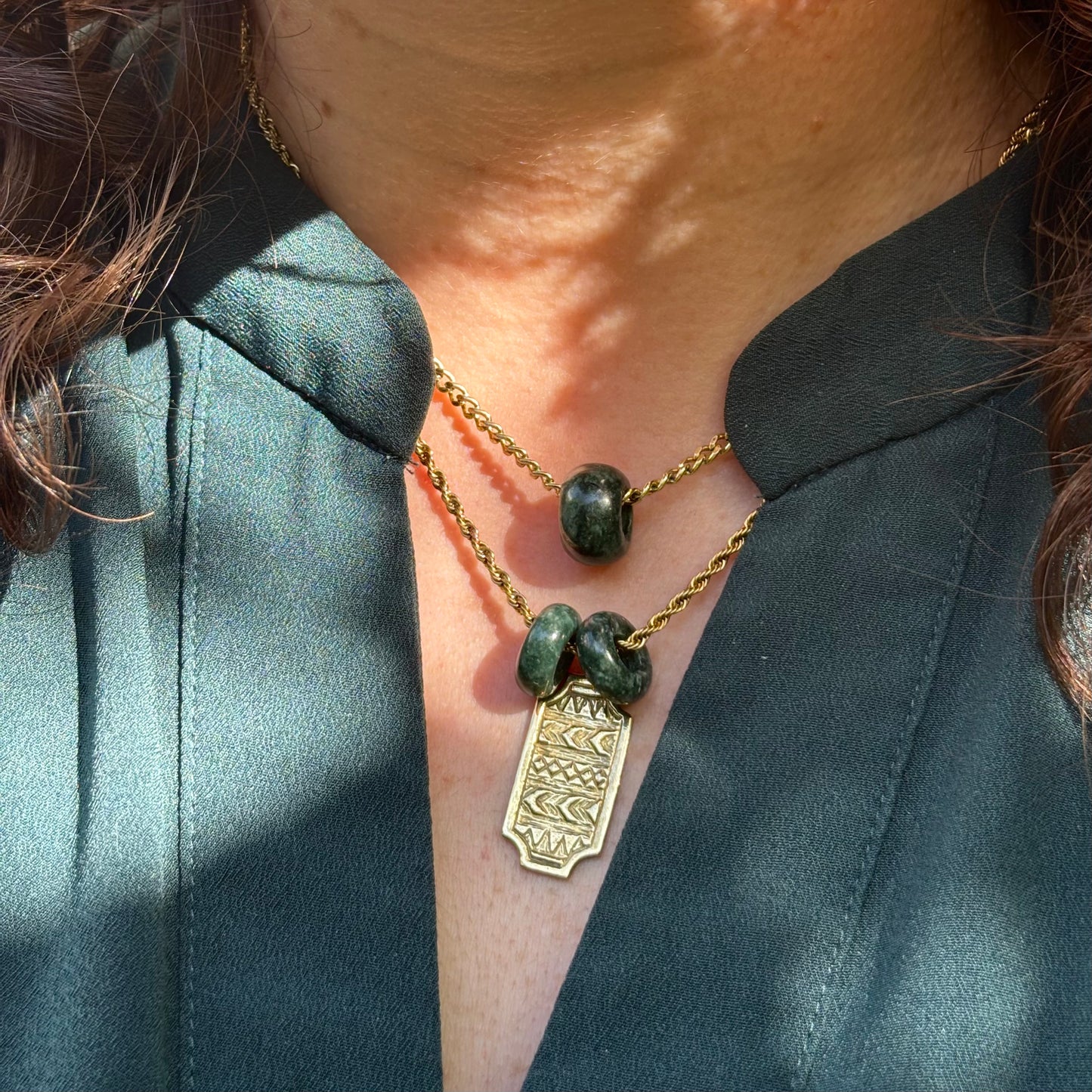 Guatemalan Jade Bead