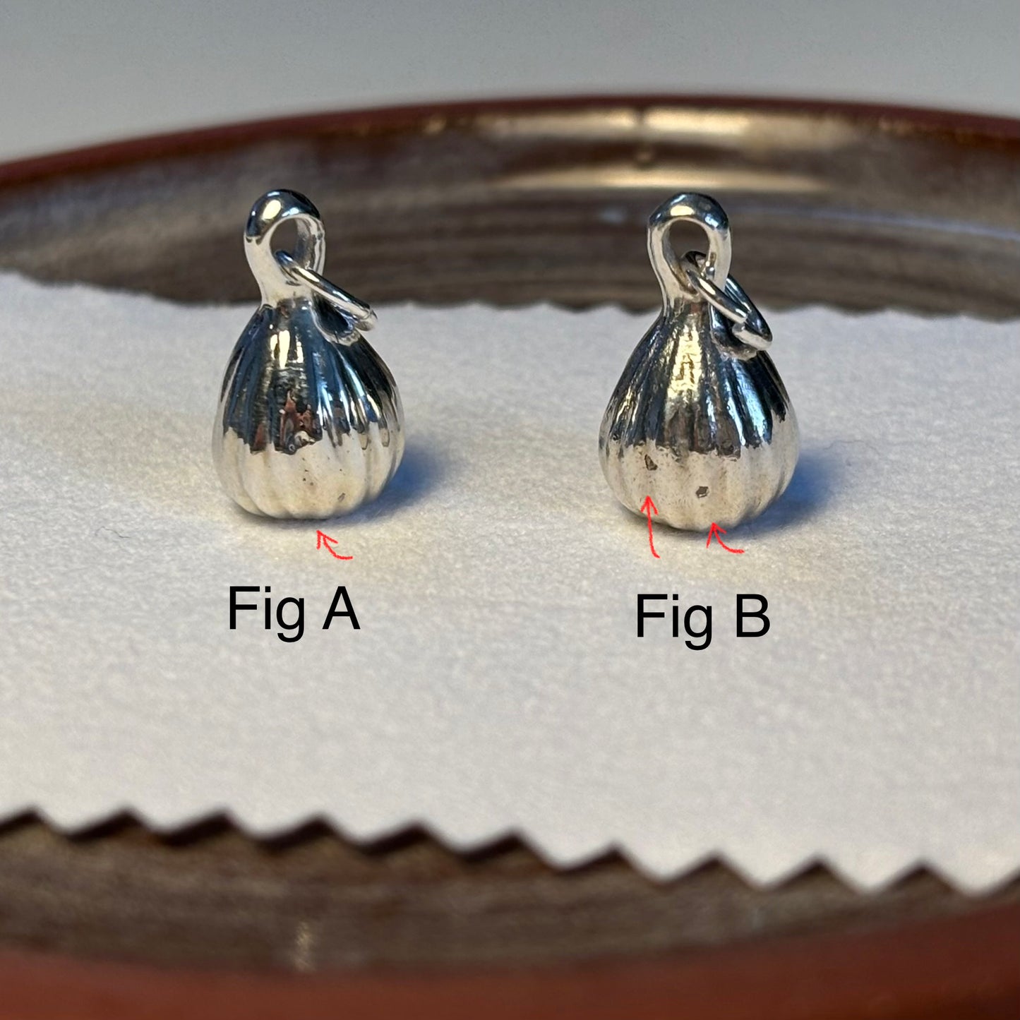 Silver Fig Charm - Discounted