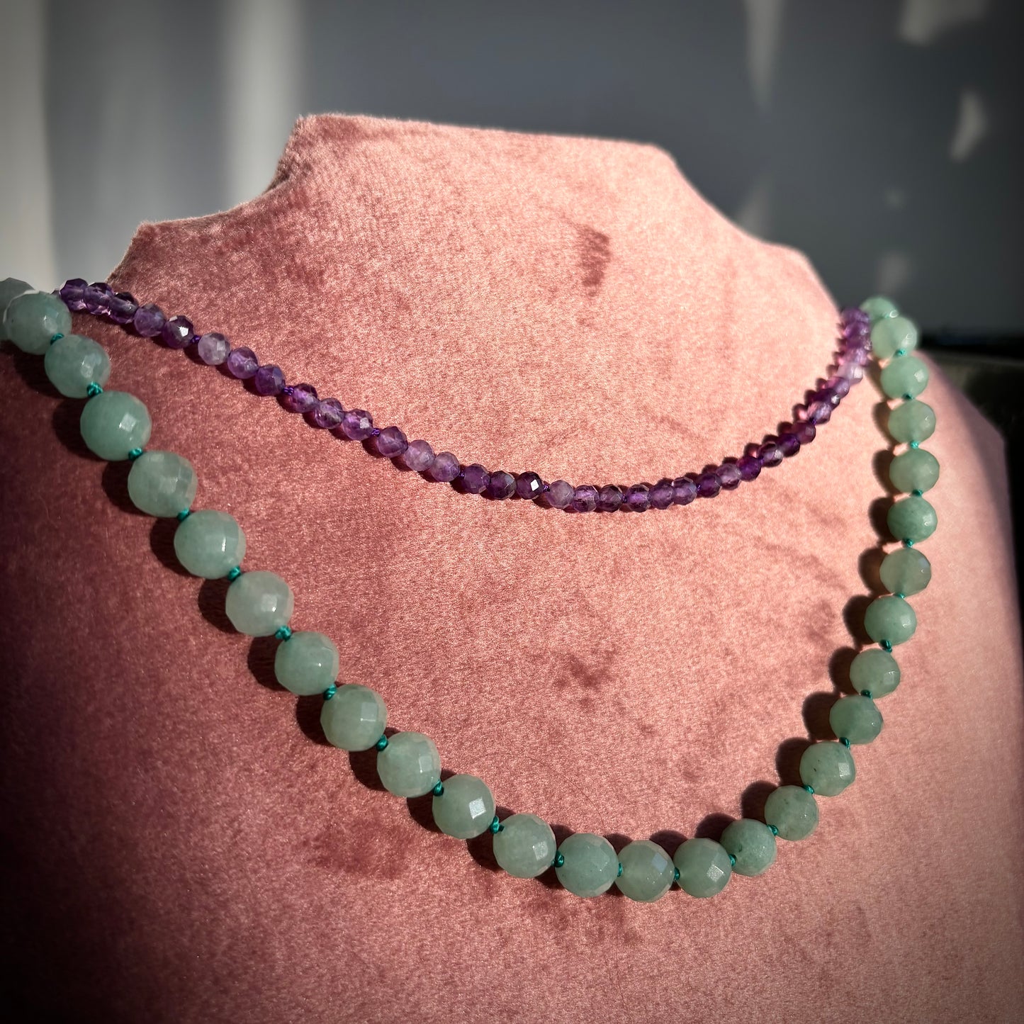 Amethyst Beaded Necklace