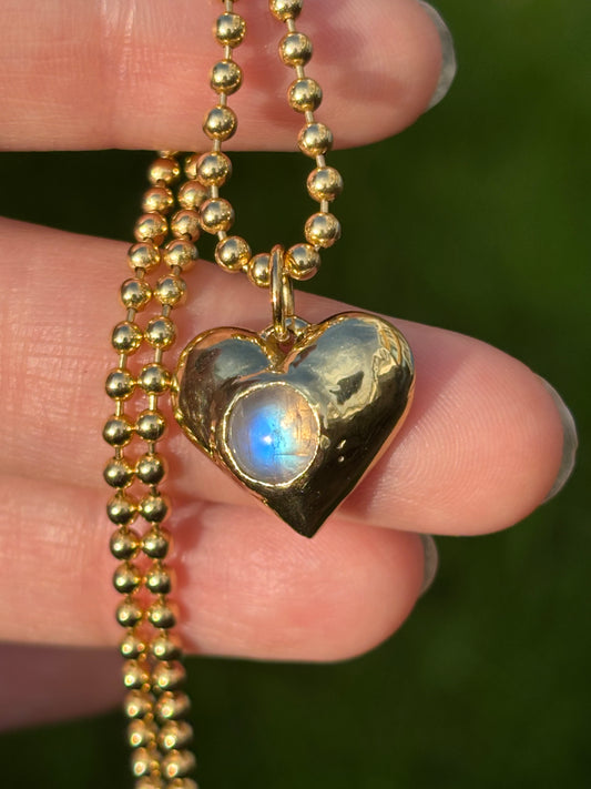 Butterfly Heart Charm
