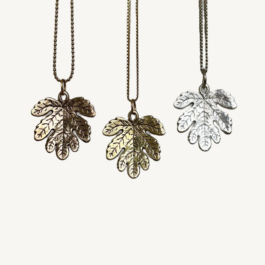 Fig Tree Leaf Charm (Pre-order)