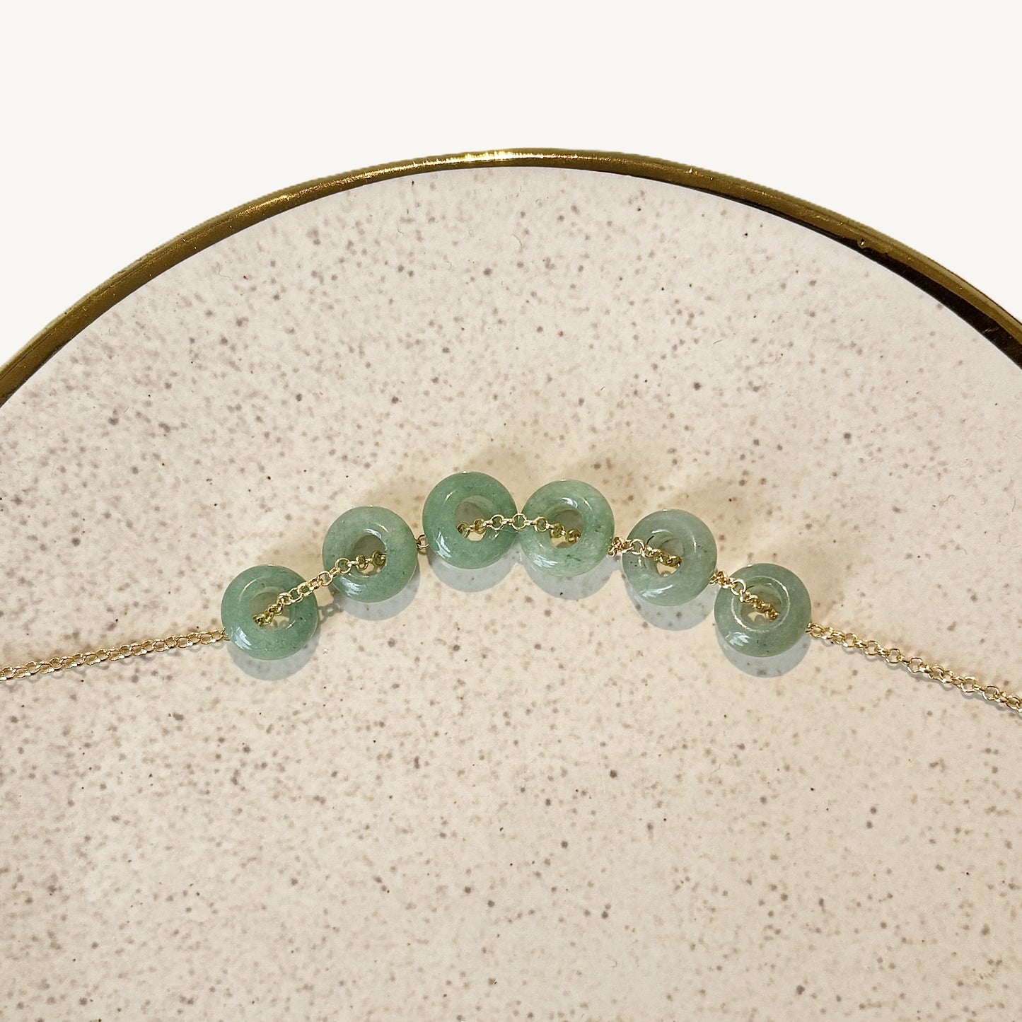 Aventurine Spacer Charm