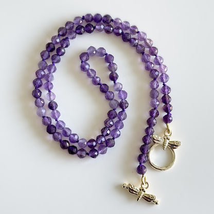 Amethyst Beaded Necklace