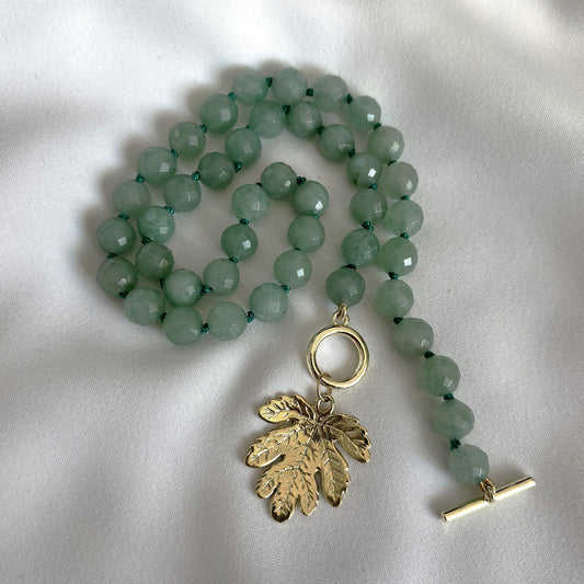 Aventurine Beaded Necklace