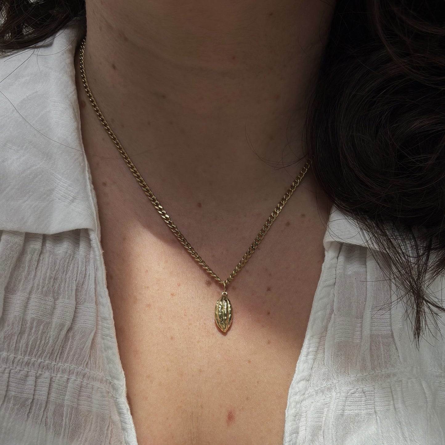 Cacao Pod Charm
