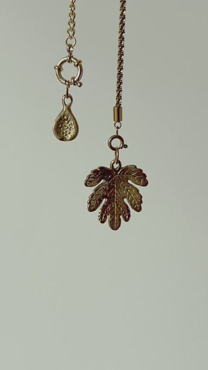 Fig Tree Leaf Charm